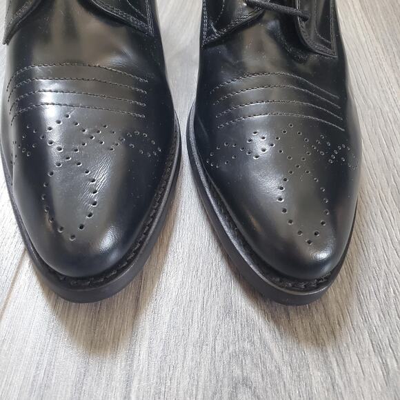 The Office of Angela Scott Shoes Miss Button Deltoy Women 40 Oxford Heels Witch - Picture 3 of 16